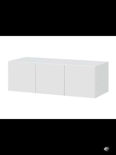 ШК 5 1200 шкаф распашной с антресолью Белый текстурный