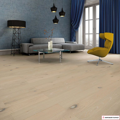 Паркетная доска Baltic Wood Дуб Коттедж Уайт & Грей