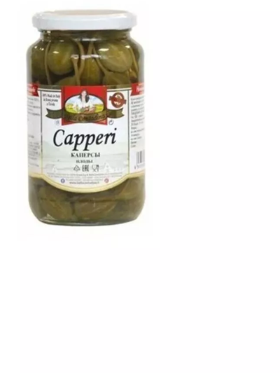 Каперсы в уксусе плоды с черенками 580мл. Италия Capperi