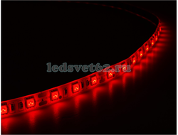 Светодиодная лента 12v-60led-14.4w-IP65 red SMD5050