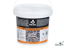 Цеолит Prime Express 1л - удалитель аммиака для аквариумных фильтров.