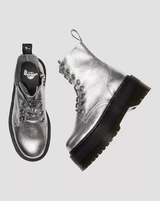 Dr. Martens Jadon Max Boot Silver Metallic