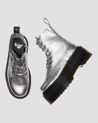 Ботинки Dr. Martens Jadon Max Boot Silver Metallic