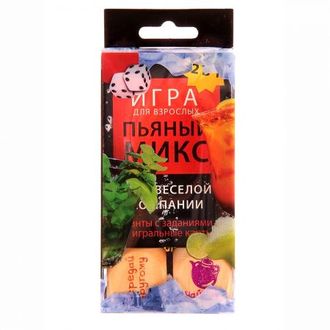 Карточная игра Пьяный микс с кубиками