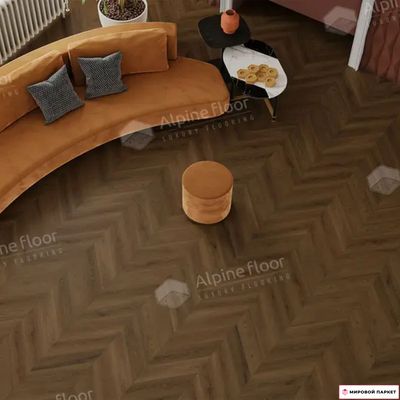 Ламинат Alpine Floor Chevron Art Дуб Денали LF109-09 34 класс толщина 12 мм с фаской 1.232 м2