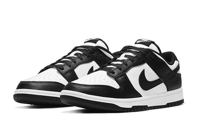 Nike Air Jordan Retro 1 Low Dunk (Черные с белым) сбоку