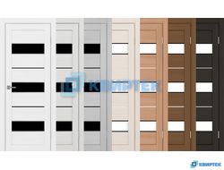 Дверь Оптима Порте царговая экошпон Турин 526АПП.122 Молдинг SC/SB купить в Челябинске | КВИРТЕК