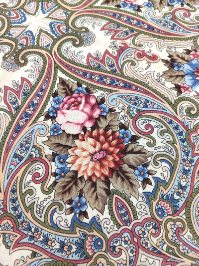 Павловопосадский платок Золотой невод 1877-2