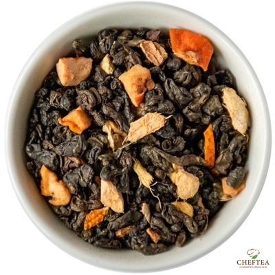 Зеленый чай с имбирем и медом 250г