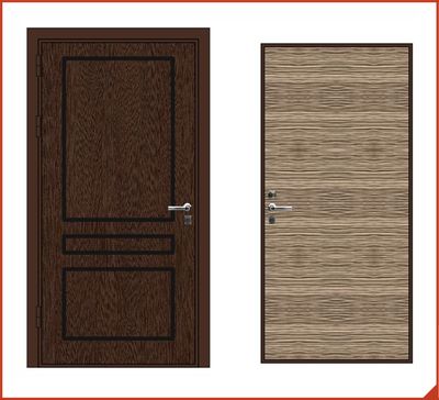 входная дверь. внешняя и внутренняя накладки.