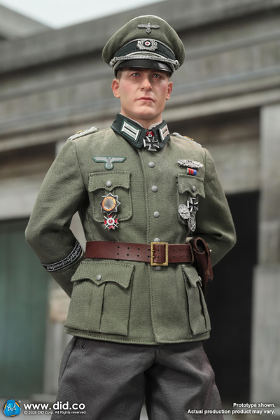 ПРЕДЗАКАЗ - Немецкий офицер - Коллекционная фигурка 1/6 WWII German Wehrmacht Officer – Otto Remer (D80194) - DID ?ЦЕНА: 21300 РУБ.?