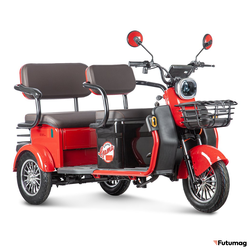 Электротрицикл Rutrike Gelbert Kappa 48V/60V 650Вт красный