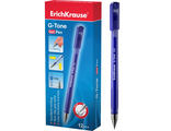Ручка гелевая G-TONE , узел 0.5мм, синяя ЕК17809_S