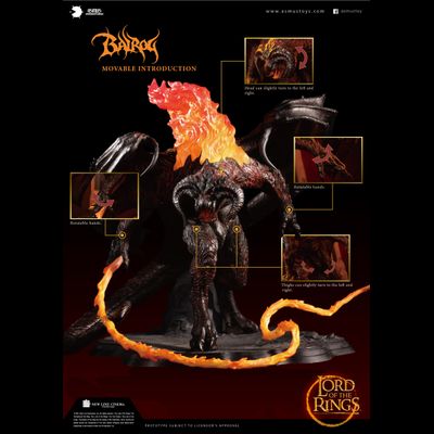 Балрог ("Властелин Колец") - Коллекционная ФИГУРКА 1/8 scale Lord of the Rings Balrog (LOTR8BLG) - Asmus Toys