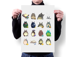 Плакат Мой сосед Тоторо, Totoro №5