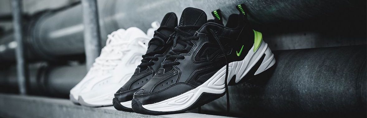 Nike M2K Tekno черные и белые