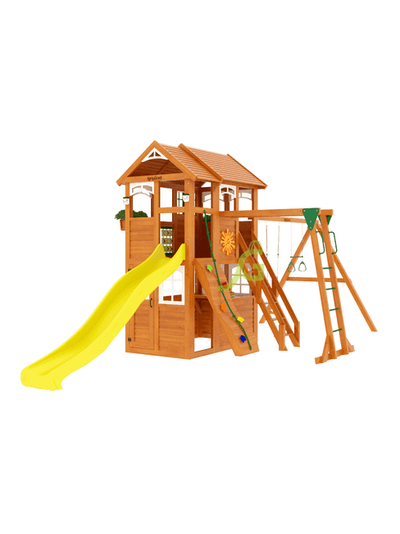 Детская площадка IgraGrad Клубный домик 2 с рукоходом Luxe