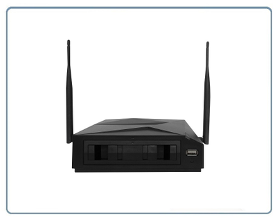 ST, комплект WiFi видеонаблюдения с 4 уличными видеокамерами Full HD, поддержка 1 HDD до 4 Тб