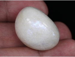 Лунный камень, Адуляр, галтовка, Индия (26*22*19 мм, 17 г) №26667