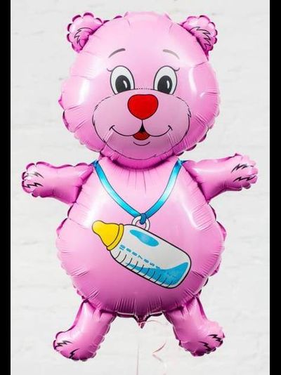 Медвежонок розовый