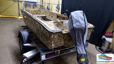 Тент на лодку КАСАТКА 435