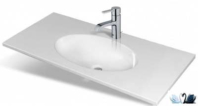 Раковина Эстет Vegas  100 х 45 см мраморная, мебельная, для ванной