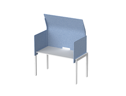 Кабина с высоким экраном-парусом