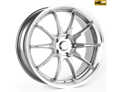 Комплект дисков R19 8,5J ET+35 5*114,3 Work FC8021-CT508 Серебро темное с полированным ободом (81705)