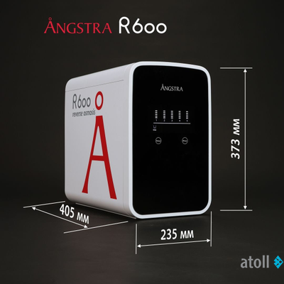 Прямоточная система обратного осмоса Angstra R-600 (без крана)
