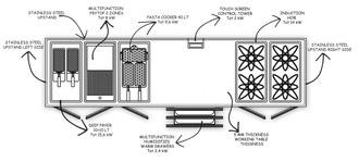 Кухонный остров Heko Cassandra