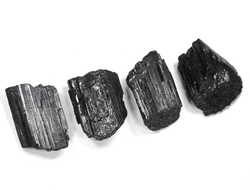 Турмалин чёрный шерл в ассортименте, кристалл /фрагмент кристалла, Бразилия (40-45 мм, 37-43 г) №29748