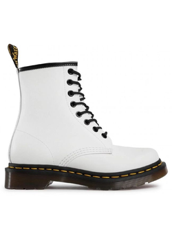 Ботинки Dr. Martens SMOOTH LEATHER LACE UP White женские
