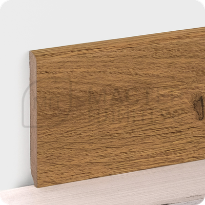 Плинтус МДФ в ламинированной пленке TeckWood 80х10мм. Дуб кинг