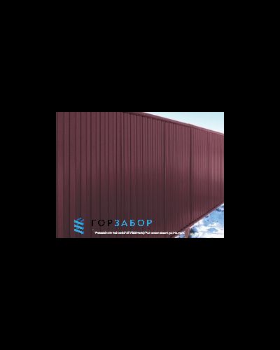 Забор из профнастила толщина 0,7мм цинк+полимер купить от производителя