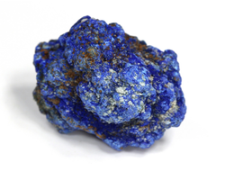 Азурит, необработанный "дикий" образец, Россия, Челябинская обл., Михеевское  месторождение (26*21*21 мм, 11 г) №28303