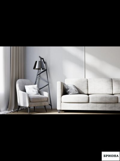 ПАНЕЛЬ СТЕНОВАЯ РЕЕЧНАЯ  МДФ Белое Дерево 2800X119X16