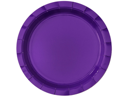 Тарелка фиолетовая 23см 6шт/уп