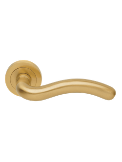 Дверные ручки Morelli Luxury SNAKE OSA Цвет - Матовое золото