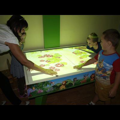 Интерактивная песочница Sandbox два в одном умный стол (с креплением)