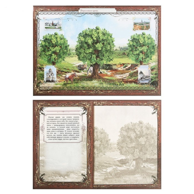 Родословная книга новогодняя «Семейная летопись», 56 листов, 17 х 2 х 23,7 см.