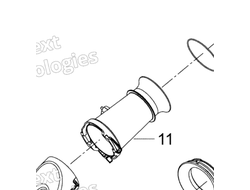 Трубка впуска оригинал BRP 508000662 508000542 для BRP LYNX/Ski-Doo (Intake Adapter)