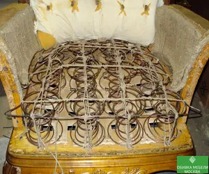 Перевязка блока сиденья кресла