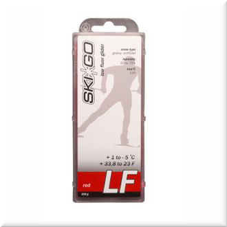 Парафин Ski-Go  LF Red    +1/-5 старый снег  200г. 69010