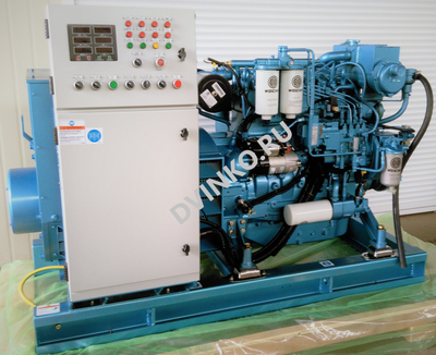 Судовой дизель генератор CCFJ75J-WV, 75 кВт - купить - Двинко
