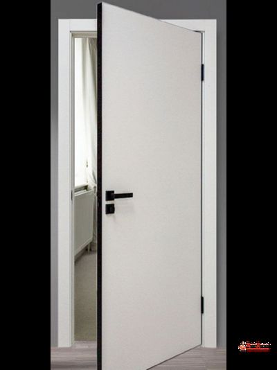 Межкомнатная дверь Л ДГ Белая эмаль с кромкой ПВХ