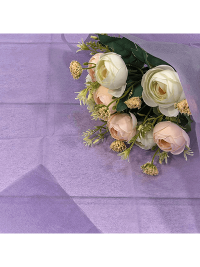 Бумага тишью в листах (10шт., лаванда), 50*66см