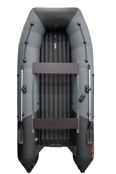 Моторная лодка Таймень RX 3900 НДНД графит/черный вид сверху