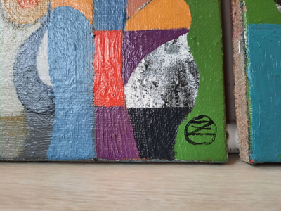 Пляжный волейбол. Диптих. 2021. Холст, масло. 50х80 см.