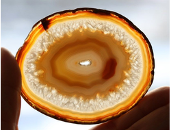 Агат срез пластина