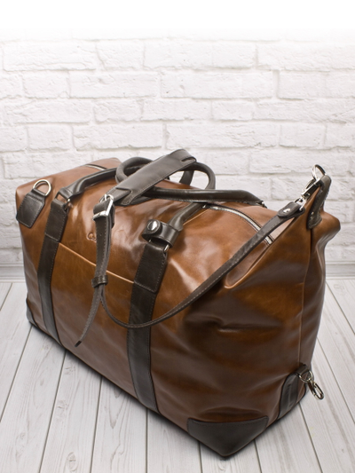 Кожаная дорожная сумка Fidenza Premium cog/brown (арт. 
4036-03)
